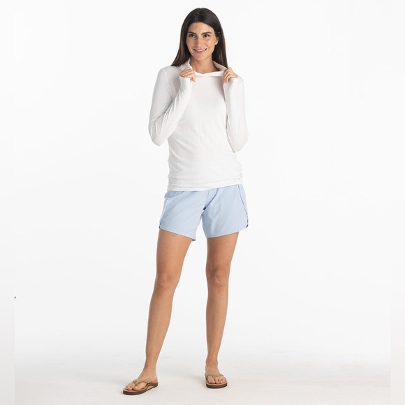 Free Fly Women’s Performance Shorts Light Blue Size XS - Picture 1 of 10